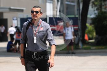 World © Octane Photographic Ltd. Formula 1 - Singapore GP - Paddock. Guenther Steiner - Team Principal of Haas F1 Team. Marina Bay Street Circuit, Singapore. Friday 14th September 2018.