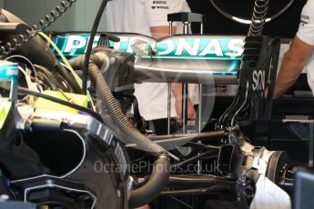 World © Octane Photographic Ltd. Formula 1 – Singapore GP - Thursday Pit Lane. Mercedes AMG Petronas Motorsport AMG F1 W09 EQ Power+. Marina Bay Street Circuit, Singapore. Thursday 13th September 2018.