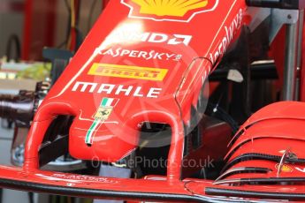 World © Octane Photographic Ltd. Formula 1 – Singapore GP - Thursday Pit Lane. Scuderia Ferrari SF71-H. Marina Bay Street Circuit, Singapore. Thursday 13th September 2018.