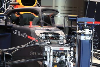 World © Octane Photographic Ltd. Formula 1 – Singapore GP - Thursday Pit Lane. Aston Martin Red Bull Racing TAG Heuer RB14. Marina Bay Street Circuit, Singapore. Thursday 13th September 2018.