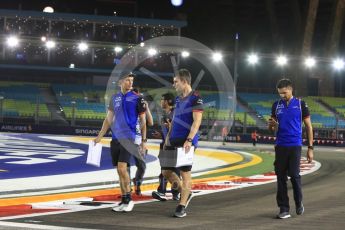 World © Octane Photographic Ltd. Formula 1 – Singapore GP - Track Walk. Scuderia Toro Rosso STR13 – Brendon Hartley. Marina Bay Street Circuit, Singapore. Thursday 13th September 2018.