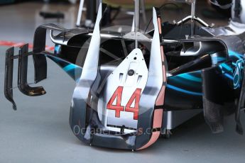 World © Octane Photographic Ltd. Formula 1 – Singapore GP - Thursday Pit Lane. Mercedes AMG Petronas Motorsport AMG F1 W09 EQ Power+ - Lewis Hamilton. Marina Bay Street Circuit, Singapore. Thursday 13th September 2018.