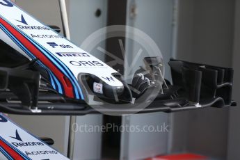 World © Octane Photographic Ltd. Formula 1 – Singapore GP - Thursday Pit Lane. Williams Martini Racing FW41. Marina Bay Street Circuit, Singapore. Thursday 13th September 2018.