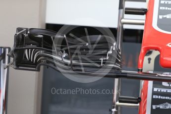 World © Octane Photographic Ltd. Formula 1 – Singapore GP - Thursday Pit Lane. Haas F1 Team VF-18. Marina Bay Street Circuit, Singapore. Thursday 13th September 2018.