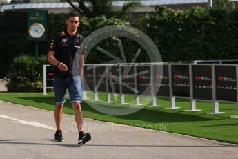 World © Octane Photographic Ltd. Formula 1 - Singapore GP - Paddock. Sebastien Buemi. Marina Bay Street Circuit, Singapore. Thursday 13th September 2018.