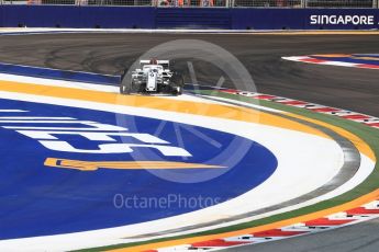 World © Octane Photographic Ltd. Formula 1 – Singapore GP - Practice 1. Alfa Romeo Sauber F1 Team C37 – Marcus Ericsson. Marina Bay Street Circuit, Singapore. Friday 14th September 2018.