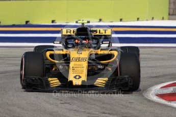 World © Octane Photographic Ltd. Formula 1 – Singapore GP - Practice 1. Renault Sport F1 Team RS18 – Carlos Sainz. Marina Bay Street Circuit, Singapore. Friday 14th September 2018.