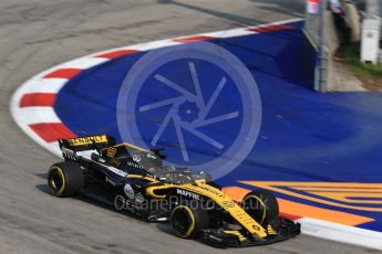 World © Octane Photographic Ltd. Formula 1 – Singapore GP - Practice 1. Renault Sport F1 Team RS18 – Nico Hulkenberg. Marina Bay Street Circuit, Singapore. Friday 14th September 2018.