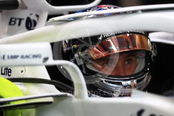 World © Octane Photographic Ltd. Formula 1 – Singapore GP - Practice 3. Williams Martini Racing FW41 – Sergey Sirotkin. Marina Bay Street Circuit, Singapore. Saturday 15th September 2018.