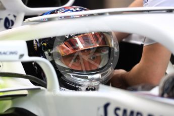 World © Octane Photographic Ltd. Formula 1 – Singapore GP - Practice 3. Williams Martini Racing FW41 – Sergey Sirotkin. Marina Bay Street Circuit, Singapore. Saturday 15th September 2018.