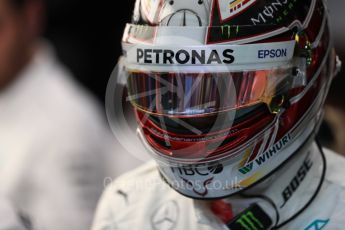 World © Octane Photographic Ltd. Formula 1 – Singapore GP – Practice 3. Mercedes AMG Petronas Motorsport AMG F1 W09 EQ Power+ - Lewis Hamilton. Marina Bay Street Circuit, Singapore. Saturday 15th September 2018.