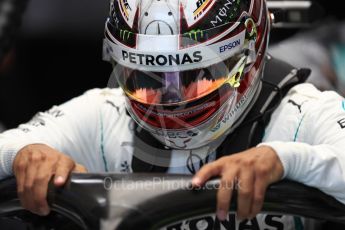 World © Octane Photographic Ltd. Formula 1 – Singapore GP – Practice 3. Mercedes AMG Petronas Motorsport AMG F1 W09 EQ Power+ - Lewis Hamilton. Marina Bay Street Circuit, Singapore. Saturday 15th September 2018.