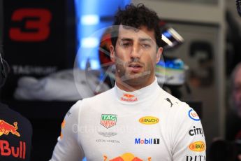 World © Octane Photographic Ltd. Formula 1 – Singapore GP - Practice 3. Aston Martin Red Bull Racing TAG Heuer RB14 – Daniel Ricciardo. Marina Bay Street Circuit, Singapore. Saturday 15th September 2018.