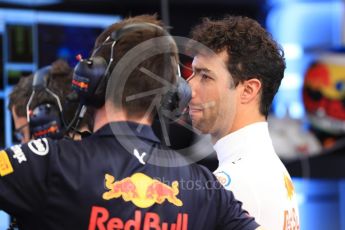 World © Octane Photographic Ltd. Formula 1 – Singapore GP - Practice 3. Aston Martin Red Bull Racing TAG Heuer RB14 – Daniel Ricciardo. Marina Bay Street Circuit, Singapore. Saturday 15th September 2018.