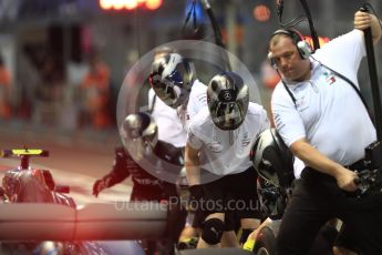 World © Octane Photographic Ltd. Formula 1 – Singapore GP – Practice 3. Mercedes AMG Petronas Motorsport AMG F1 W09 EQ Power+ - Lewis Hamilton. Marina Bay Street Circuit, Singapore. Saturday 15th September 2018.