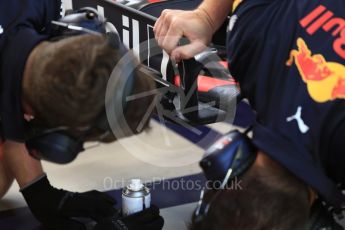 World © Octane Photographic Ltd. Formula 1 – Singapore GP - Practice 3. Aston Martin Red Bull Racing TAG Heuer RB14. Marina Bay Street Circuit, Singapore. Saturday 15th September 2018.