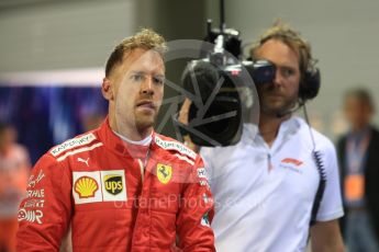 World © Octane Photographic Ltd. Formula 1 – Singapore GP - Qualifying. Scuderia Ferrari SF71-H – Sebastian Vettel. Marina Bay Street Circuit, Singapore. Saturday 15th September 2018.