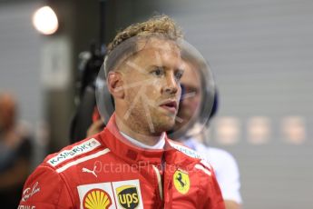 World © Octane Photographic Ltd. Formula 1 – Singapore GP - Qualifying. Scuderia Ferrari SF71-H – Sebastian Vettel. Marina Bay Street Circuit, Singapore. Saturday 15th September 2018.