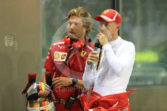 World © Octane Photographic Ltd. Formula 1 – Singapore GP - Qualifying. Scuderia Ferrari SF71-H – Sebastian Vettel. Marina Bay Street Circuit, Singapore. Saturday 15th September 2018.
