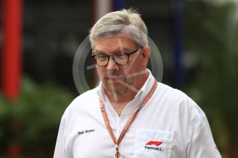 World © Octane Photographic Ltd. Formula 1 - Singapore GP - Paddock. Ross Brawn – Managing Director of Formula 1 for Liberty Media. Marina Bay Street Circuit, Singapore. Saturday 15th September 2018.