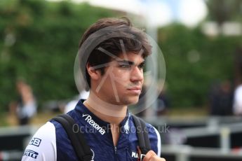 World © Octane Photographic Ltd. Formula 1 – Singapore GP - Paddock. Williams Martini Racing FW41 – Lance Stroll. Marina Bay Street Circuit, Singapore. Saturday 15th September 2018.