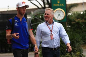 World © Octane Photographic Ltd. Formula 1 – Singapore GP - Paddock. Scuderia Toro Rosso STR13 – Pierre Gasly. Marina Bay Street Circuit, Singapore. Saturday 15th September 2018.