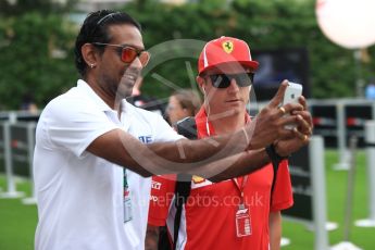 World © Octane Photographic Ltd. Formula 1 – Singapore GP - Paddock. Scuderia Ferrari SF71-H – Kimi Raikkonen. Marina Bay Street Circuit, Singapore. Sunday 16th September 2018.