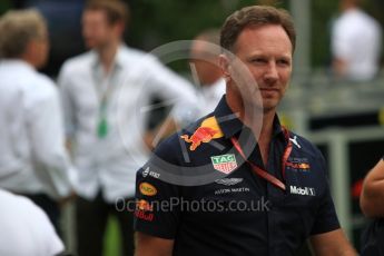 World © Octane Photographic Ltd. Formula 1 - Singapore GP - Paddock. Christian Horner - Team Principal of Red Bull Racing. Marina Bay Street Circuit, Singapore. Sunday 16th September 2018.