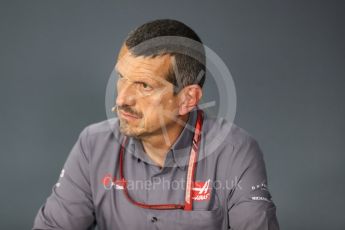 World © Octane Photographic Ltd. Formula 1 - Singapore GP - Friday FIA Team Press Conference. Guenther Steiner  - Team Principal of Haas F1 Team. Marina Bay Street Circuit, Singapore. Friday 14th September 2018.