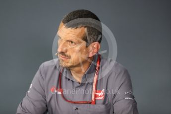 World © Octane Photographic Ltd. Formula 1 - Singapore GP - Friday FIA Team Press Conference. Guenther Steiner - Team Principal of Haas F1 Team. Marina Bay Street Circuit, Singapore. Friday 14th September 2018.