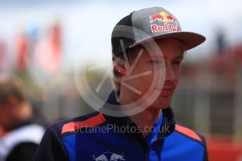 World © Octane Photographic Ltd. Formula 1 – Spanish GP - Drivers’ Parade. Scuderia Toro Rosso STR13 – Brendon Hartley. Circuit de Barcelona-Catalunya, Spain. Sunday 13th May 2018.