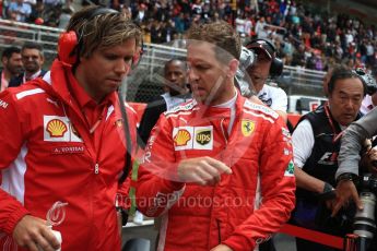 World © Octane Photographic Ltd. Formula 1 – Spanish GP - Grid. Scuderia Ferrari SF71-H – Sebastian Vettel. Circuit de Barcelona-Catalunya, Spain. Sunday 13th May 2018.