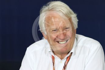 World © Octane Photographic Ltd. Formula 1 - Spanish GP - Thursday – FIA Technical Press Conference. Charlie Whiting – President of FIA. Circuit de Barcelona-Catalunya, Spain. Thursday 10th May 2018. Digital Ref: