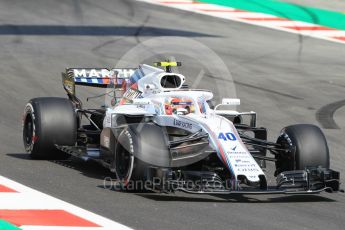 World © Octane Photographic Ltd. Formula 1 – Spanish GP - Practice 1. Williams Martini Racing FW41 – Robert Kubica. Circuit de Barcelona-Catalunya, Spain. Friday 11th May 2018.