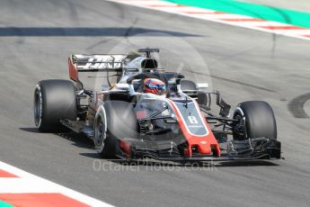 World © Octane Photographic Ltd. Formula 1 – Spanish GP - Practice 1. Haas F1 Team VF-18 – Romain Grosjean. Circuit de Barcelona-Catalunya, Spain. Friday 11th May 2018.