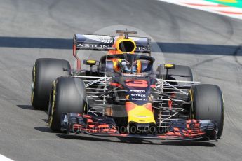 World © Octane Photographic Ltd. Formula 1 – Spanish GP - Practice 1. Aston Martin Red Bull Racing TAG Heuer RB14 – Daniel Ricciardo. Circuit de Barcelona-Catalunya, Spain. Friday 11th May 2018.