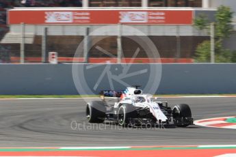 World © Octane Photographic Ltd. Formula 1 – Spanish GP - Practice 1. Williams Martini Racing FW41 – Lance Stroll. Circuit de Barcelona-Catalunya, Spain. Friday 11th May 2018.