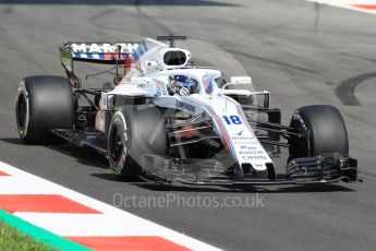 World © Octane Photographic Ltd. Formula 1 – Spanish GP - Practice 1. Williams Martini Racing FW41 – Lance Stroll. Circuit de Barcelona-Catalunya, Spain. Friday 11th May 2018.