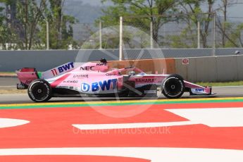 World © Octane Photographic Ltd. Formula 1 – Spanish GP - Practice 1. Sahara Force India VJM11 - Sergio Perez. Circuit de Barcelona-Catalunya, Spain. Friday 11th May 2018.