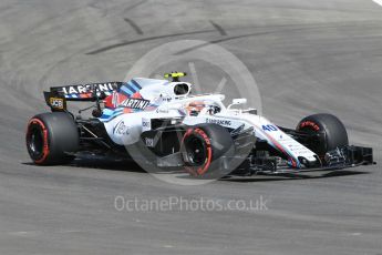 World © Octane Photographic Ltd. Formula 1 – Spanish GP - Practice 1. Williams Martini Racing FW41 – Robert Kubica. Circuit de Barcelona-Catalunya, Spain. Friday 11th May 2018.