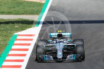 World © Octane Photographic Ltd. Formula 1 – Spanish GP - Practice 1. Mercedes AMG Petronas Motorsport AMG F1 W09 EQ Power+ - Valtteri Bottas. Circuit de Barcelona-Catalunya, Spain. Friday 11th May 2018.