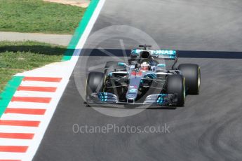 World © Octane Photographic Ltd. Formula 1 – Spanish GP - Practice 1. Mercedes AMG Petronas Motorsport AMG F1 W09 EQ Power+ - Lewis Hamilton. Circuit de Barcelona-Catalunya, Spain. Friday 11th May 2018.