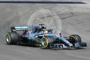 World © Octane Photographic Ltd. Formula 1 – Spanish GP - Practice 1. Mercedes AMG Petronas Motorsport AMG F1 W09 EQ Power+ - Lewis Hamilton. Circuit de Barcelona-Catalunya, Spain. Friday 11th May 2018.