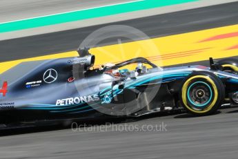 World © Octane Photographic Ltd. Formula 1 – Spanish GP - Practice 1. Mercedes AMG Petronas Motorsport AMG F1 W09 EQ Power+ - Lewis Hamilton. Circuit de Barcelona-Catalunya, Spain. Friday 11th May 2018.