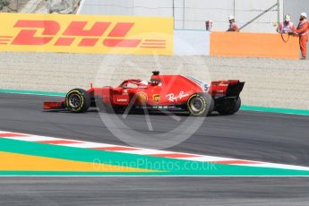 World © Octane Photographic Ltd. Formula 1 – Spanish GP - Practice 1. Scuderia Ferrari SF71-H – Sebastian Vettel. Circuit de Barcelona-Catalunya, Spain. Friday 11th May 2018.