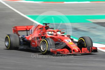 World © Octane Photographic Ltd. Formula 1 – Spanish GP - Practice 1. Scuderia Ferrari SF71-H – Sebastian Vettel. Circuit de Barcelona-Catalunya, Spain. Friday 11th May 2018.