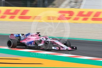 World © Octane Photographic Ltd. Formula 1 – Spanish GP - Practice 1. Sahara Force India VJM11 - Sergio Perez. Circuit de Barcelona-Catalunya, Spain. Friday 11th May 2018.