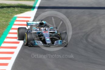 World © Octane Photographic Ltd. Formula 1 – Spanish GP - Practice 1. Mercedes AMG Petronas Motorsport AMG F1 W09 EQ Power+ - Lewis Hamilton. Circuit de Barcelona-Catalunya, Spain. Friday 11th May 2018.