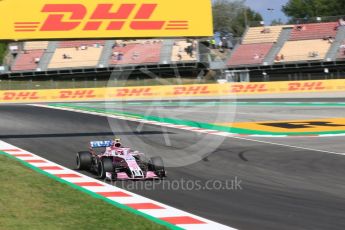 World © Octane Photographic Ltd. Formula 1 – Spanish GP - Practice 1. Sahara Force India VJM11 - Esteban Ocon. Circuit de Barcelona-Catalunya, Spain. Friday 11th May 2018.