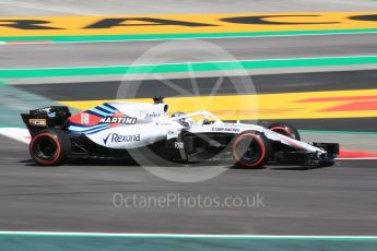 World © Octane Photographic Ltd. Formula 1 – Spanish GP - Practice 1. Williams Martini Racing FW41 – Lance Stroll. Circuit de Barcelona-Catalunya, Spain. Friday 11th May 2018.